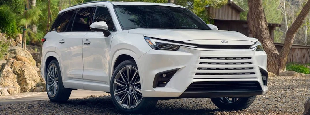 A white 2025 Lexus TX.